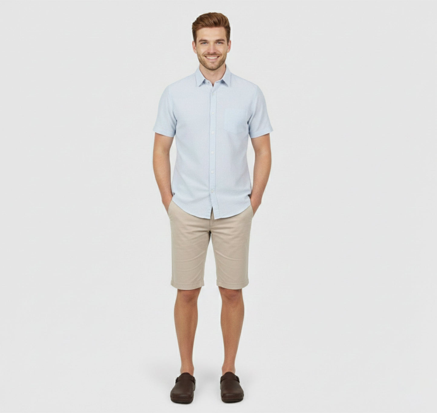 Just-Outlet | Unisex Suede Clog Sandals – Closed Toe Comfort