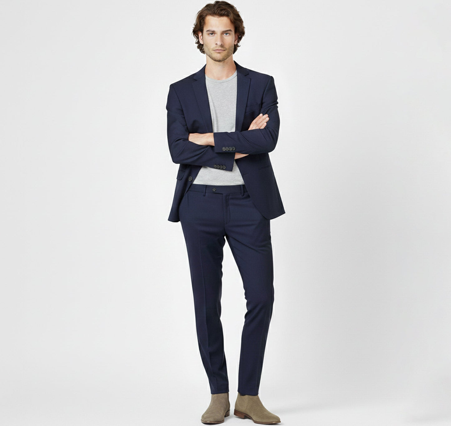 Just-Outlet | Men’s Winter Chelsea Boots – Classic Square Modernity