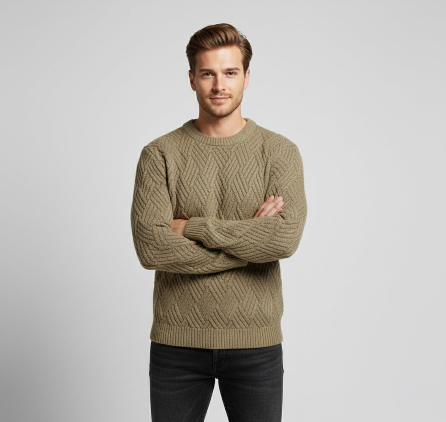 Just-Outlet | Men’s Casual Pullover – Autumn Relaxed Fit