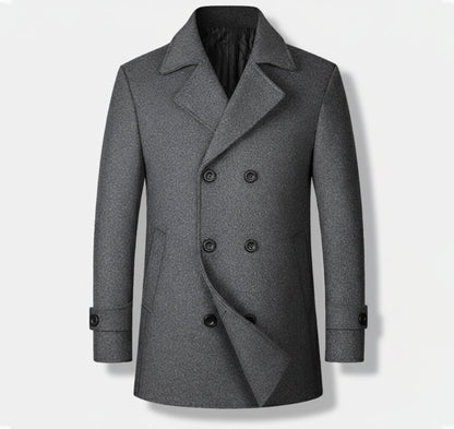 Just-Outlet | Men’s Classic Wool Coat – Modern Leisure Edition