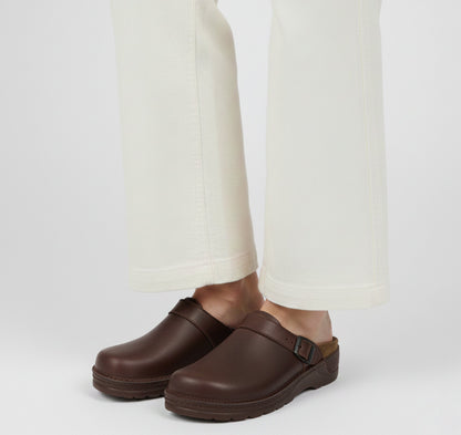 Just-Outlet | Unisex Suede Clog Sandals – Closed Toe Comfort