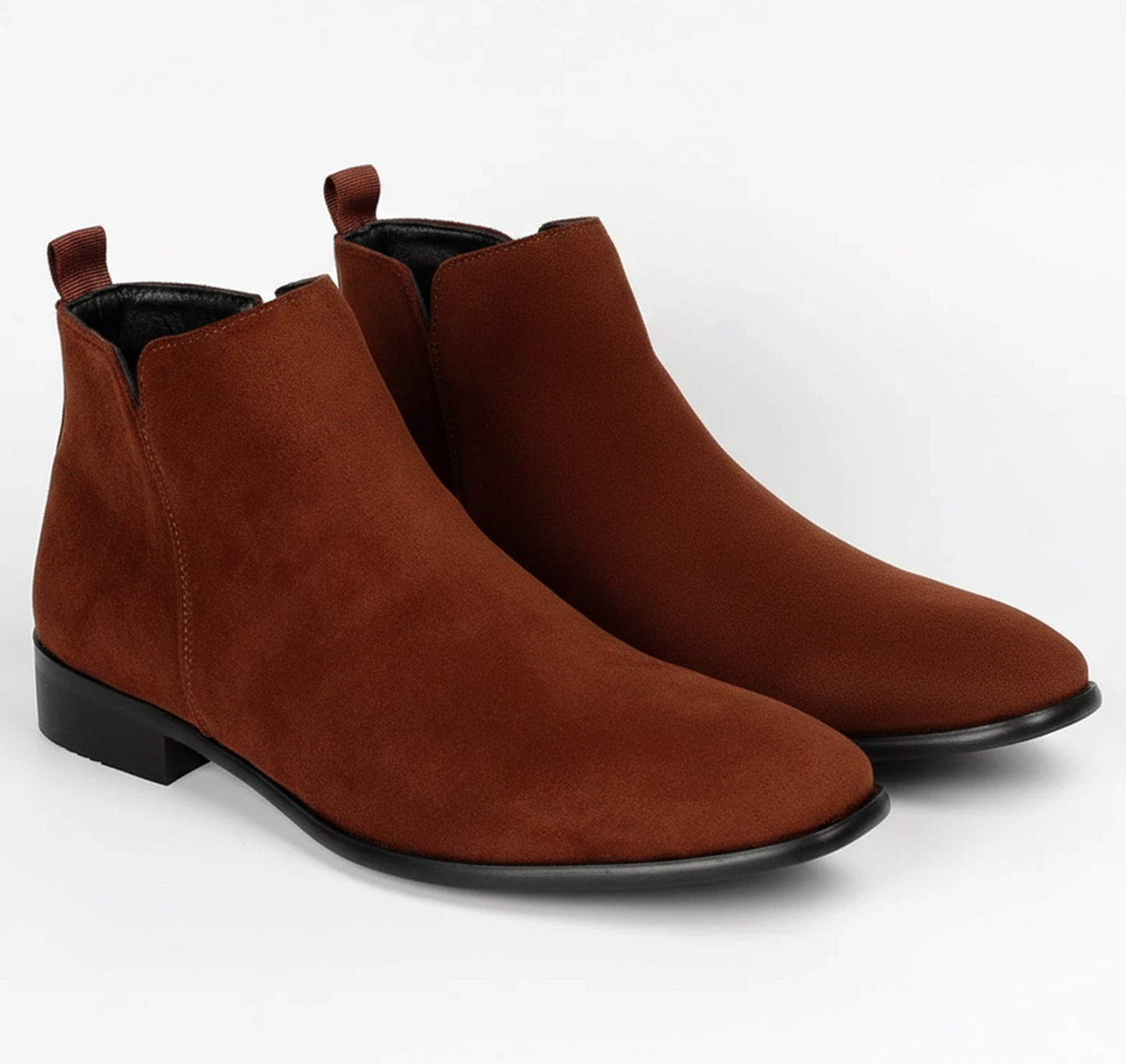 Just-Outlet | Men’s Winter Chelsea Boots – Classic Square Modernity