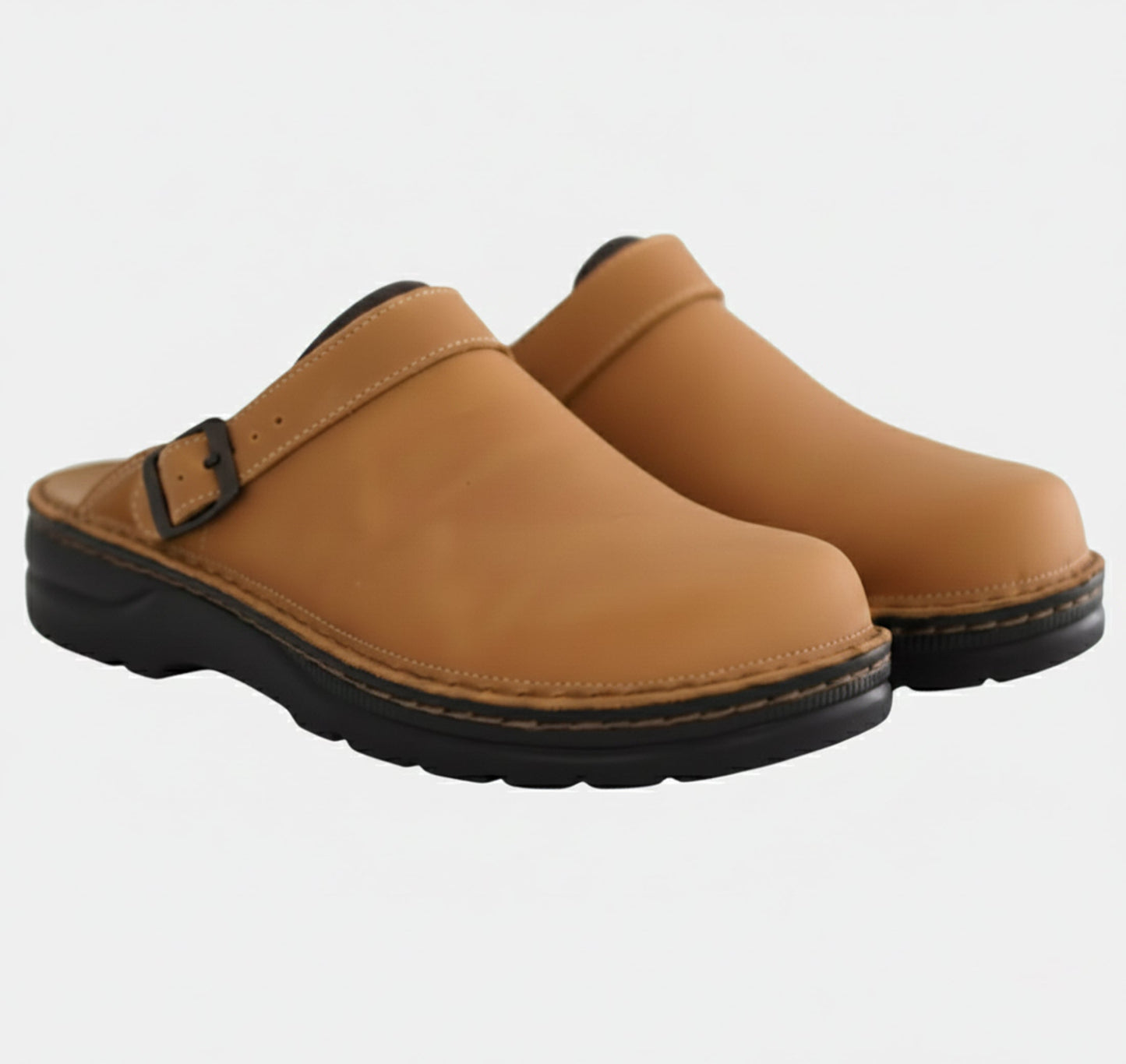 Just-Outlet | Unisex Suede Clog Sandals – Closed Toe Comfort