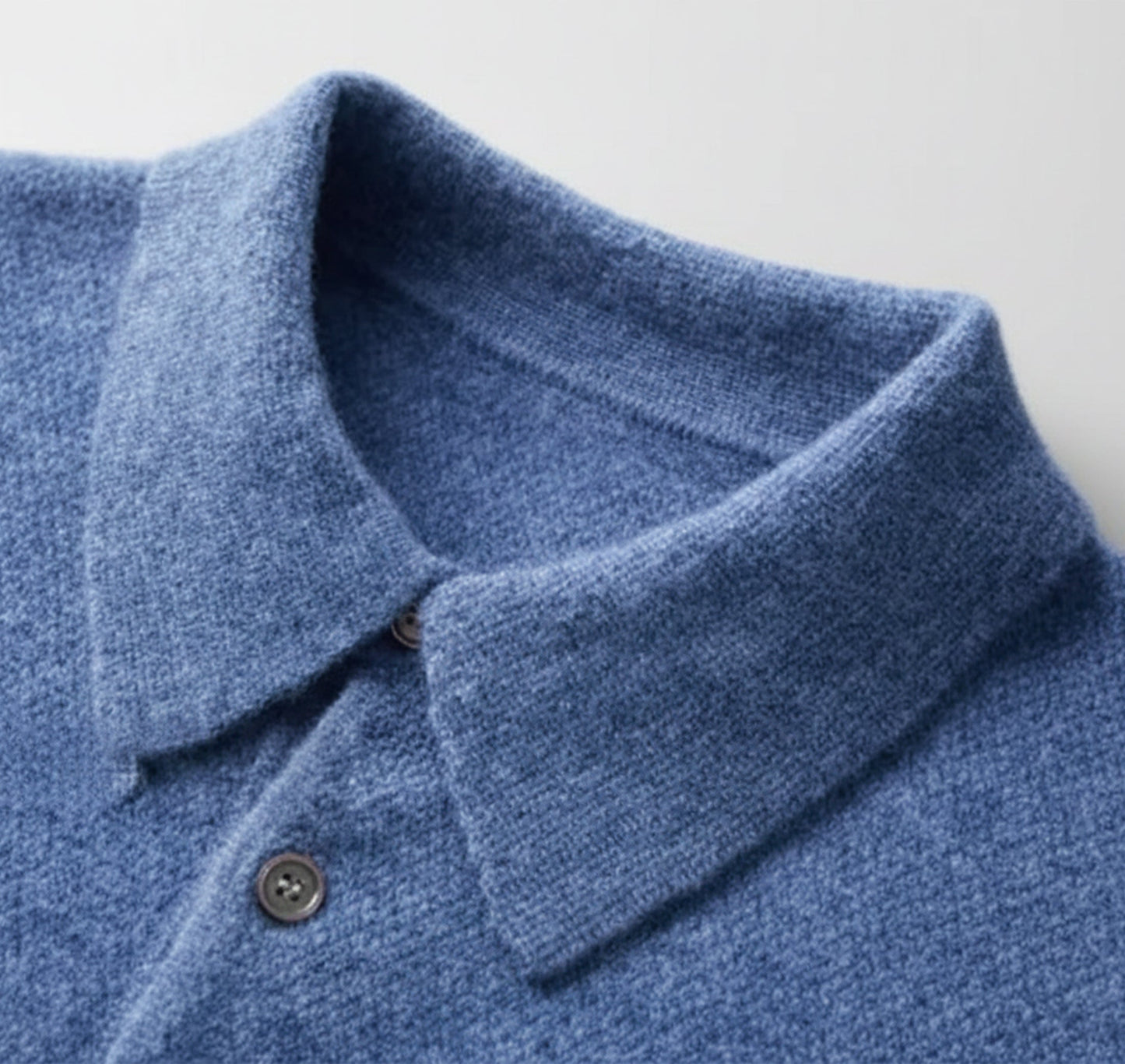 Just-Outlet | Men’s Polo Collar Knit – Warm Daily Layer
