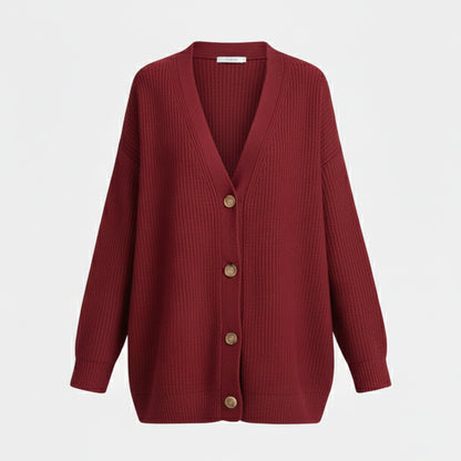 Just-Outlet | Women’s V-Neck Knit Cardigan – Sequin Casual Edition