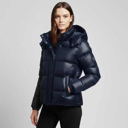 Just-Outlet | Women’s Hooded Jacket – Casual Puffer Edition