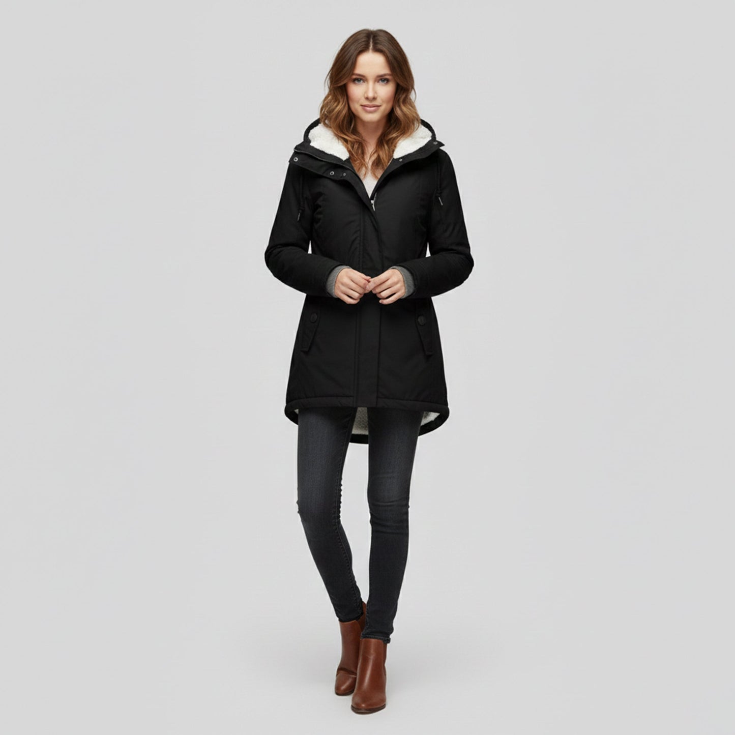 Just-Outlet | Women’s Hooded Winter Jacket – Urban Warm Edition