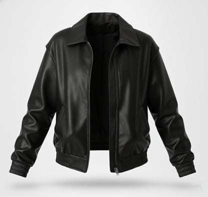 Just-Outlet | Women’s Faux-Leather Jacket – Classic Moto Edition