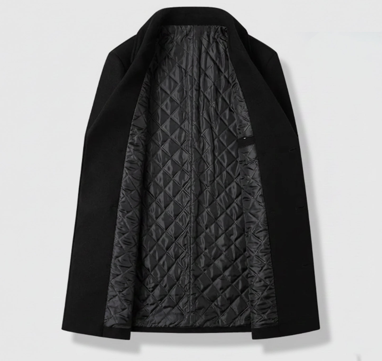 Just-Outlet | Men’s Classic Wool Coat – Modern Leisure Edition