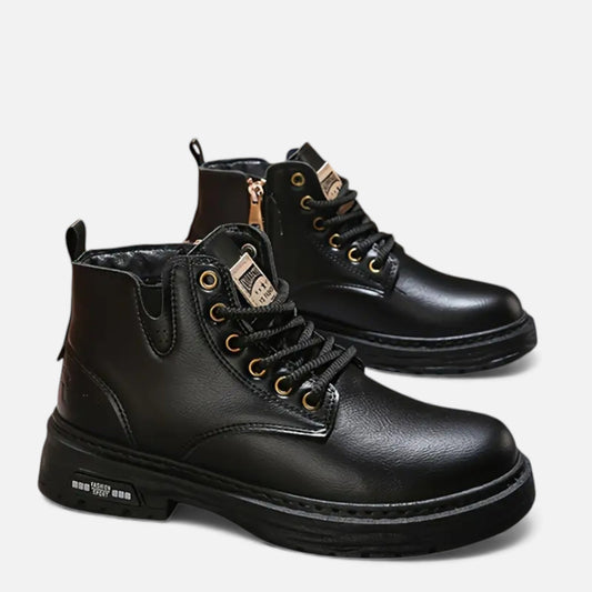 Just-Outlet | Men’s Vintage Boots – Classic Short Lace-Up