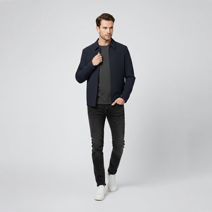 Just-Outlet | Men’s Casual Jacket – Modern Stand Collar