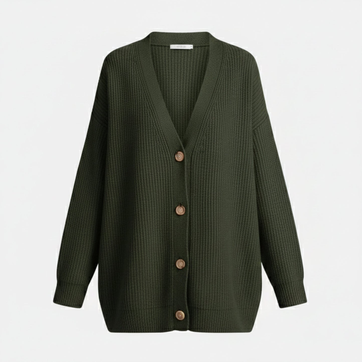 Just-Outlet | Women’s V-Neck Knit Cardigan – Sequin Casual Edition