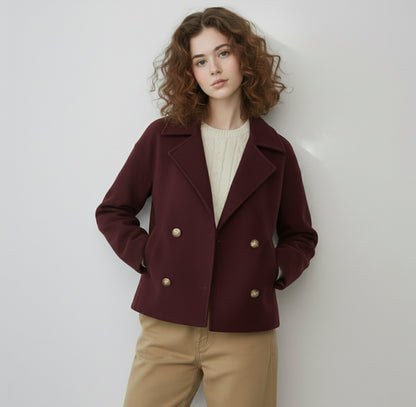 Just-Outlet | Women’s Loose-Fit Overcoat – Urban Casual Style