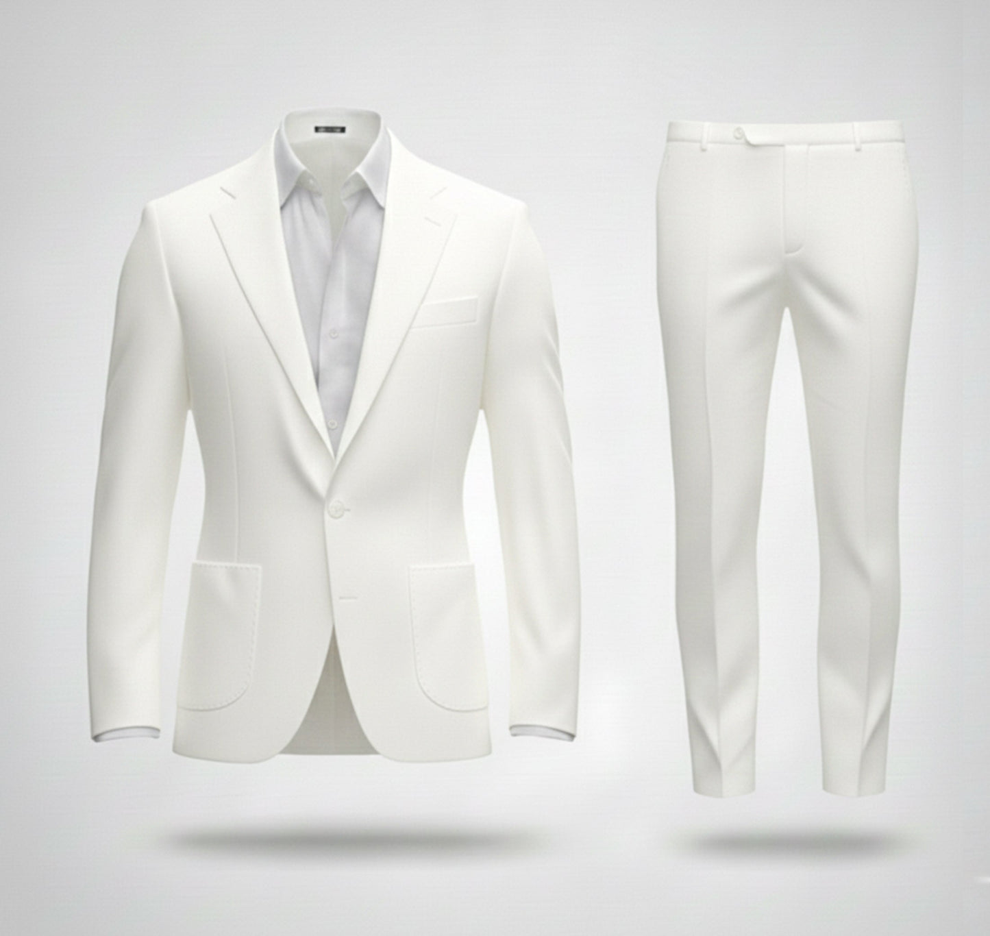 Just-Outlet | Men’s Slim Suit Set – Digital Print Comfort