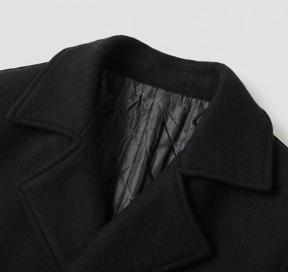 Just-Outlet | Men’s Classic Wool Coat – Modern Leisure Edition