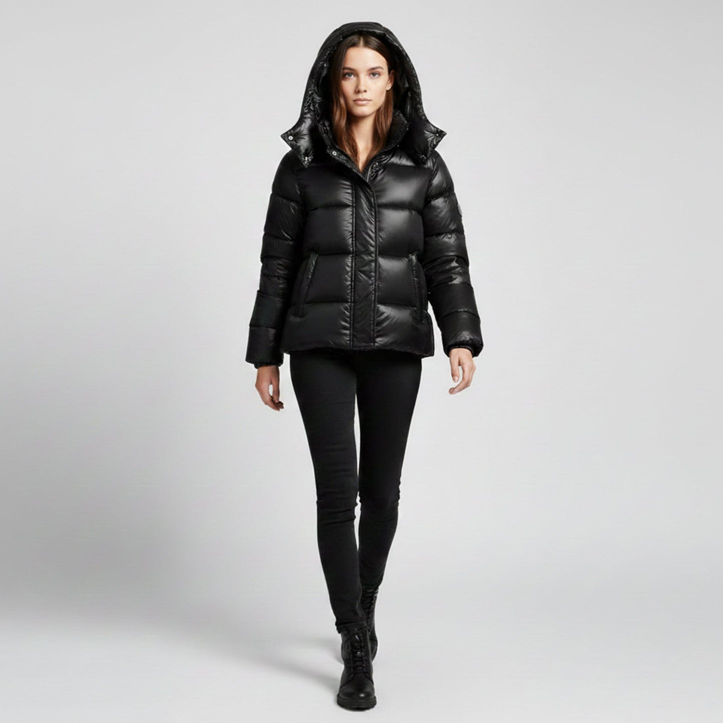 Just-Outlet | Women’s Hooded Jacket – Casual Puffer Edition