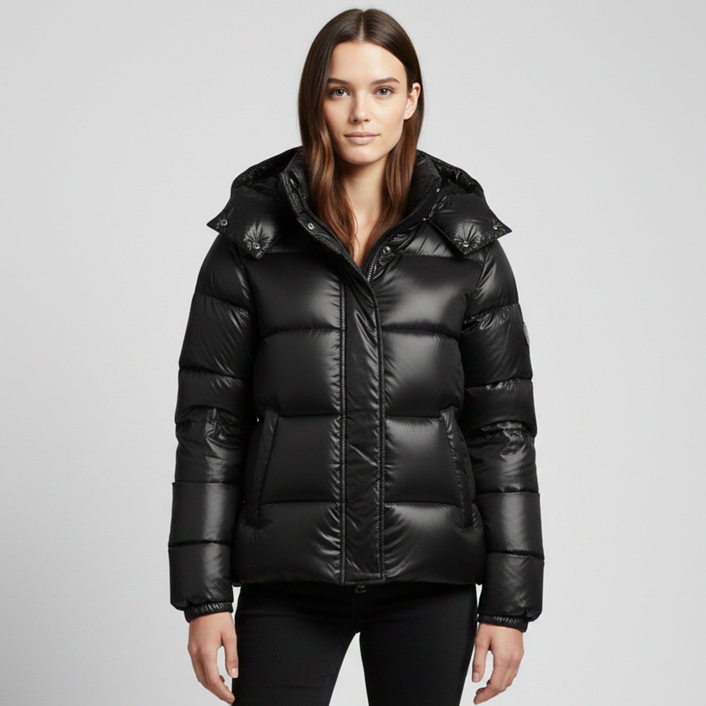 Just-Outlet | Women’s Hooded Jacket – Casual Puffer Edition