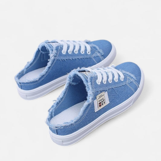Just-Outlet | Women’s Sneakers – Low-Top Canvas Everyday Elegance