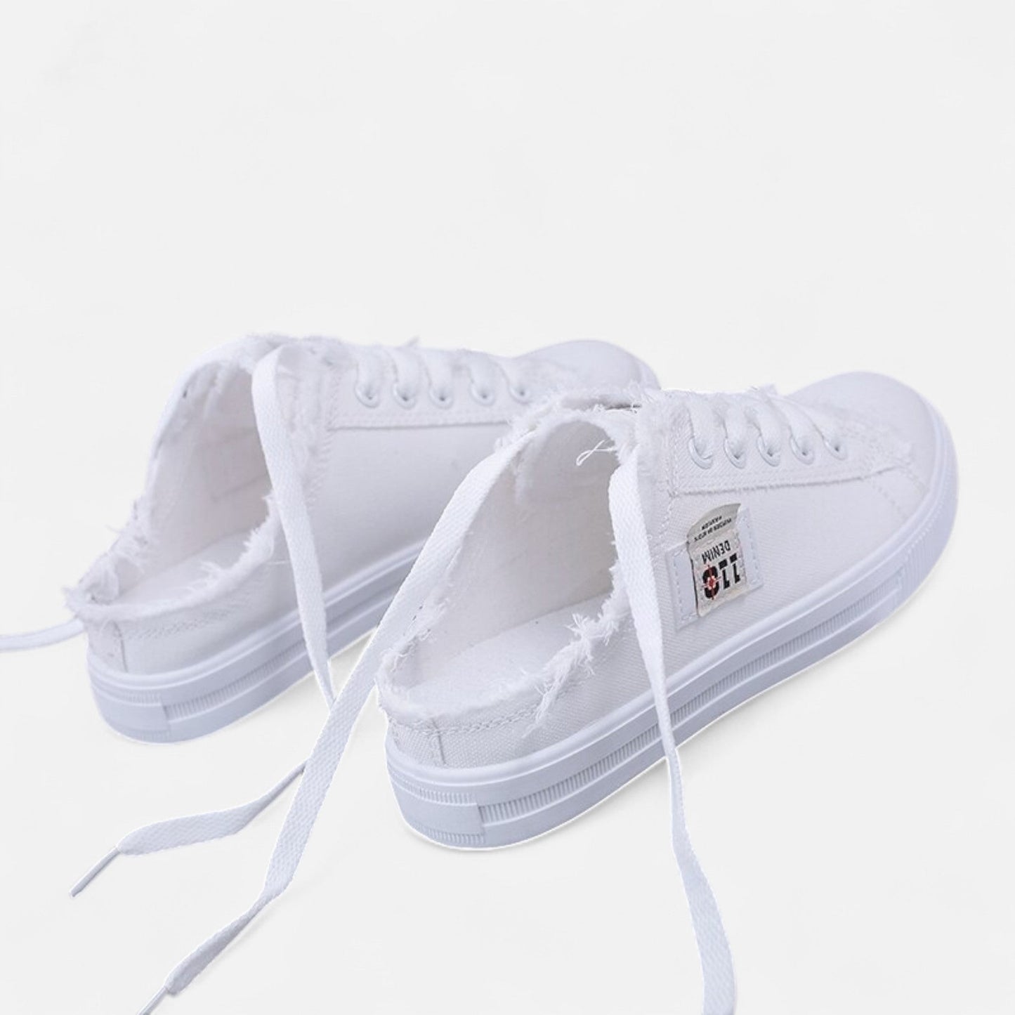 Just-Outlet | Women’s Sneakers – Low-Top Canvas Everyday Elegance