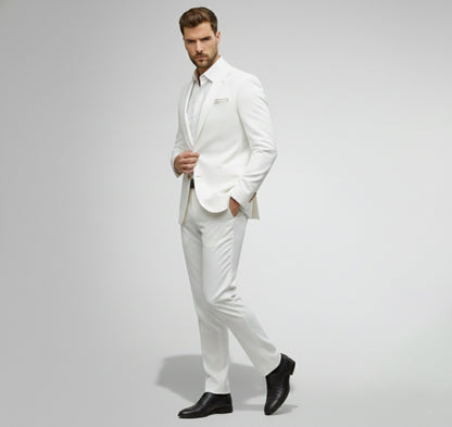 Just-Outlet | Men’s Slim Suit Set – Digital Print Comfort