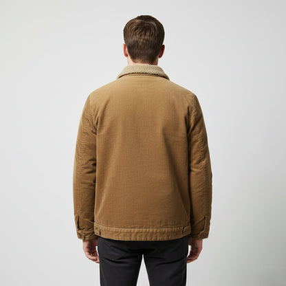 Just-Outlet | Men’s Casual Warm Jacket – Corduroy Fit