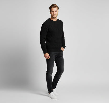 Just-Outlet | Men’s Casual Pullover – Autumn Relaxed Fit