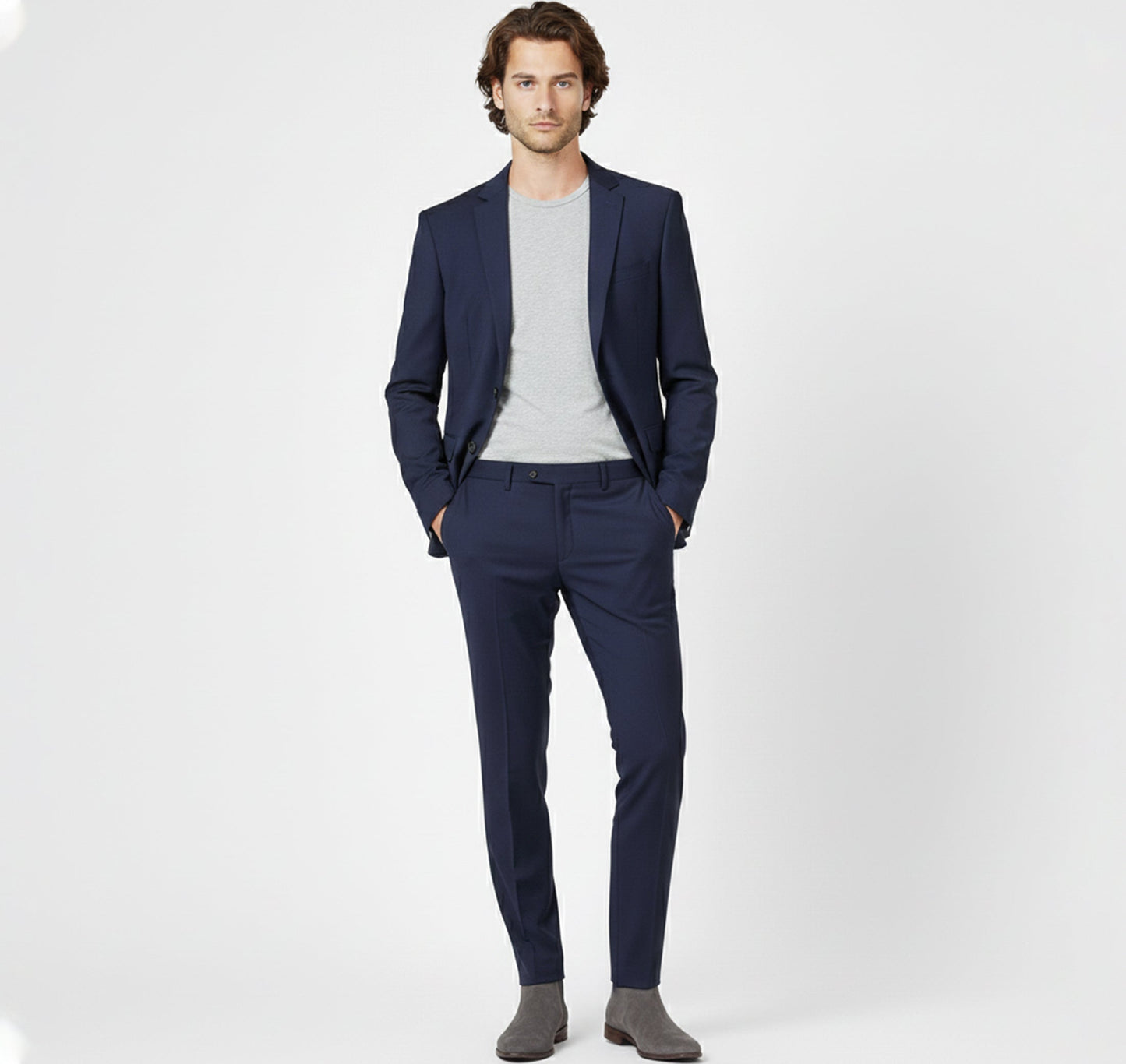 Just-Outlet | Men’s Winter Chelsea Boots – Classic Square Modernity