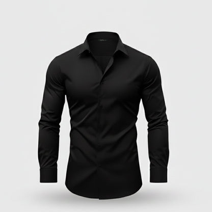 Just-Outlet | Men’s Long-Sleeve Shirt – Polished Casual Edition