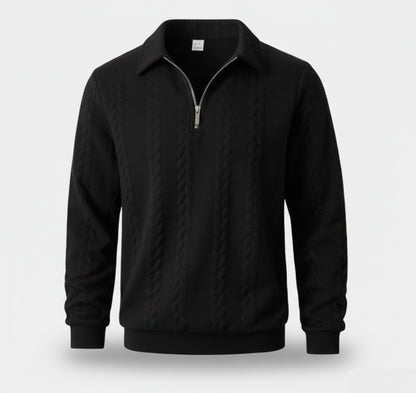 Just-Outlet | Men’s Jacquard Knitwear – Loose Lapel Classic