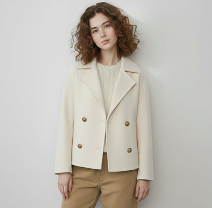 Just-Outlet | Women’s Loose-Fit Overcoat – Urban Casual Style