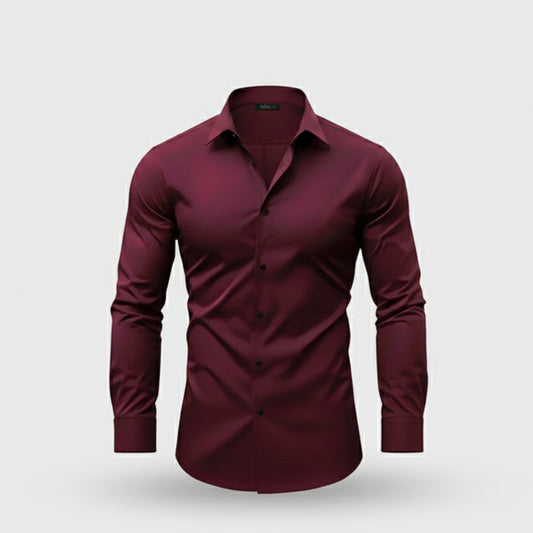 Just-Outlet | Men’s Long-Sleeve Shirt – Polished Casual Edition