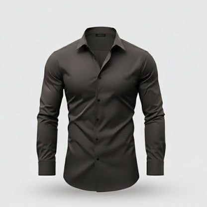 Just-Outlet | Men’s Long-Sleeve Shirt – Polished Casual Edition