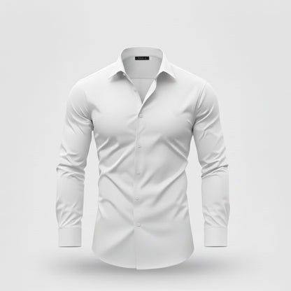 Just-Outlet | Men’s Long-Sleeve Shirt – Polished Casual Edition