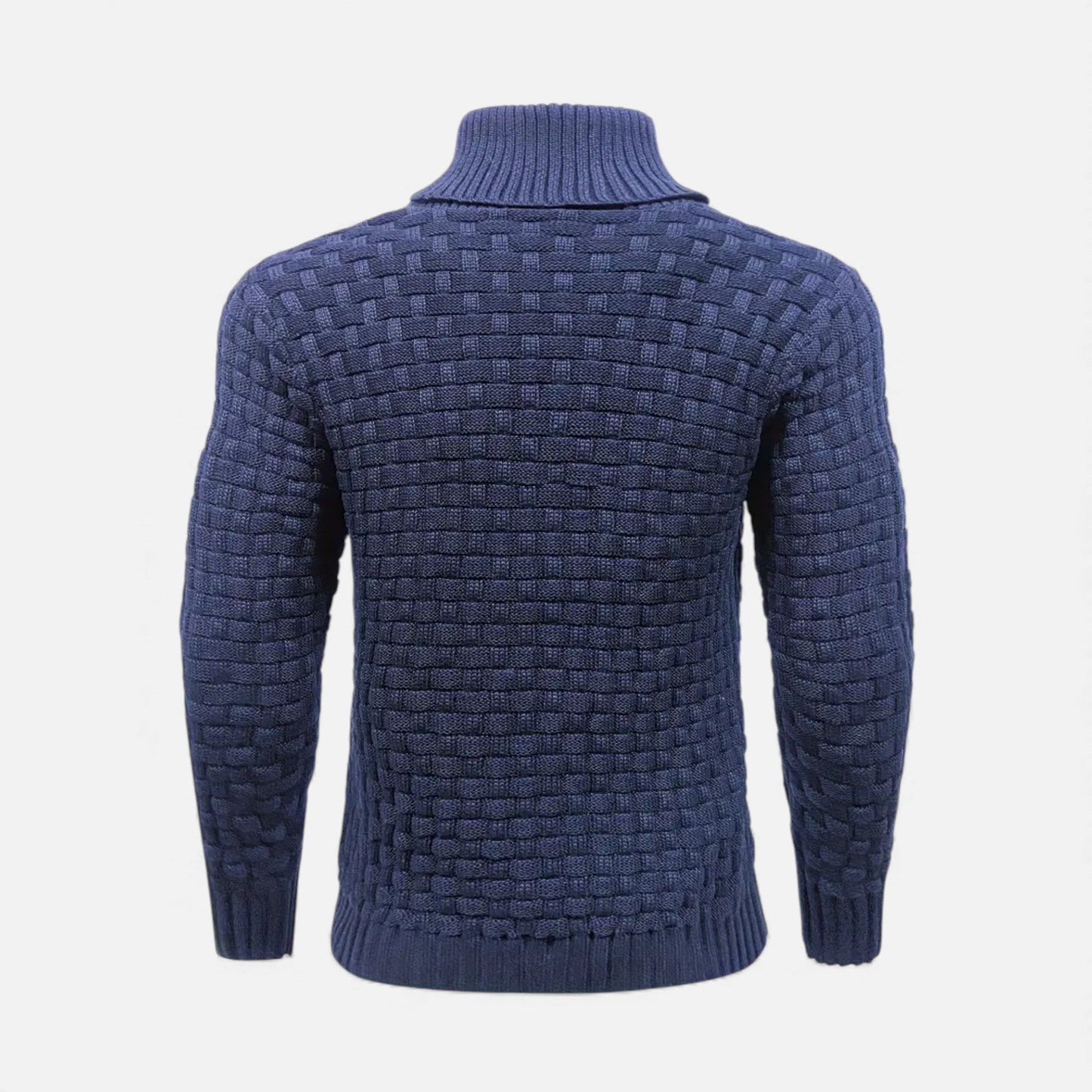 Just-Outlet | Men’s Sweater – Lapel Knit Winter Classic