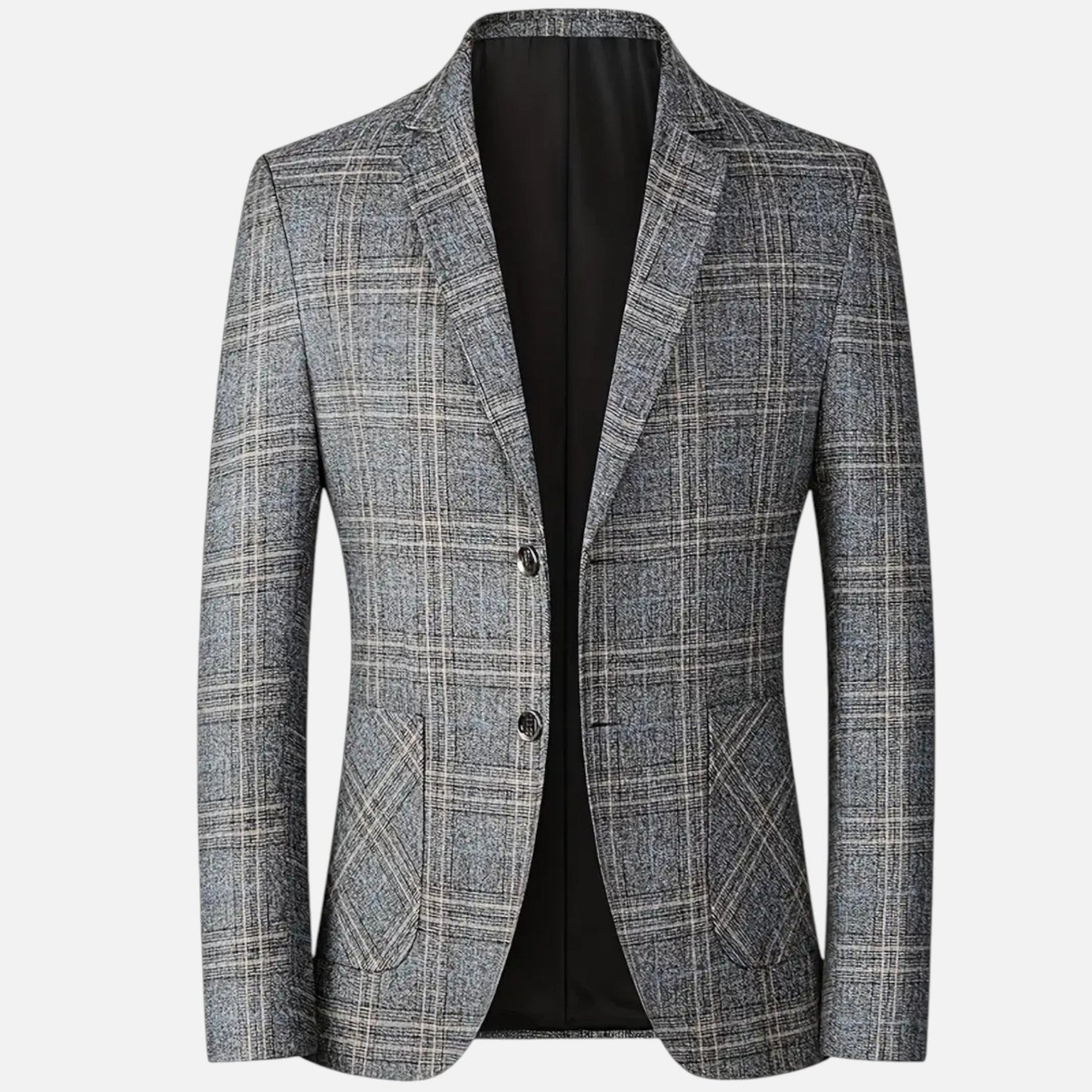 Just-Outlet | Men’s Lightweight Business Blazer – Geometric Elegance