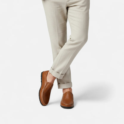 Just-Outlet | Men’s Loafers – Timeless Stitched Heritage