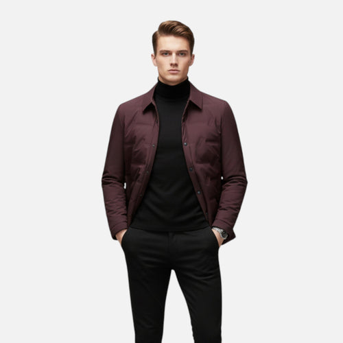 Just-Outlet | Men’s Lightweight Puffer – Classic Winter Elegance