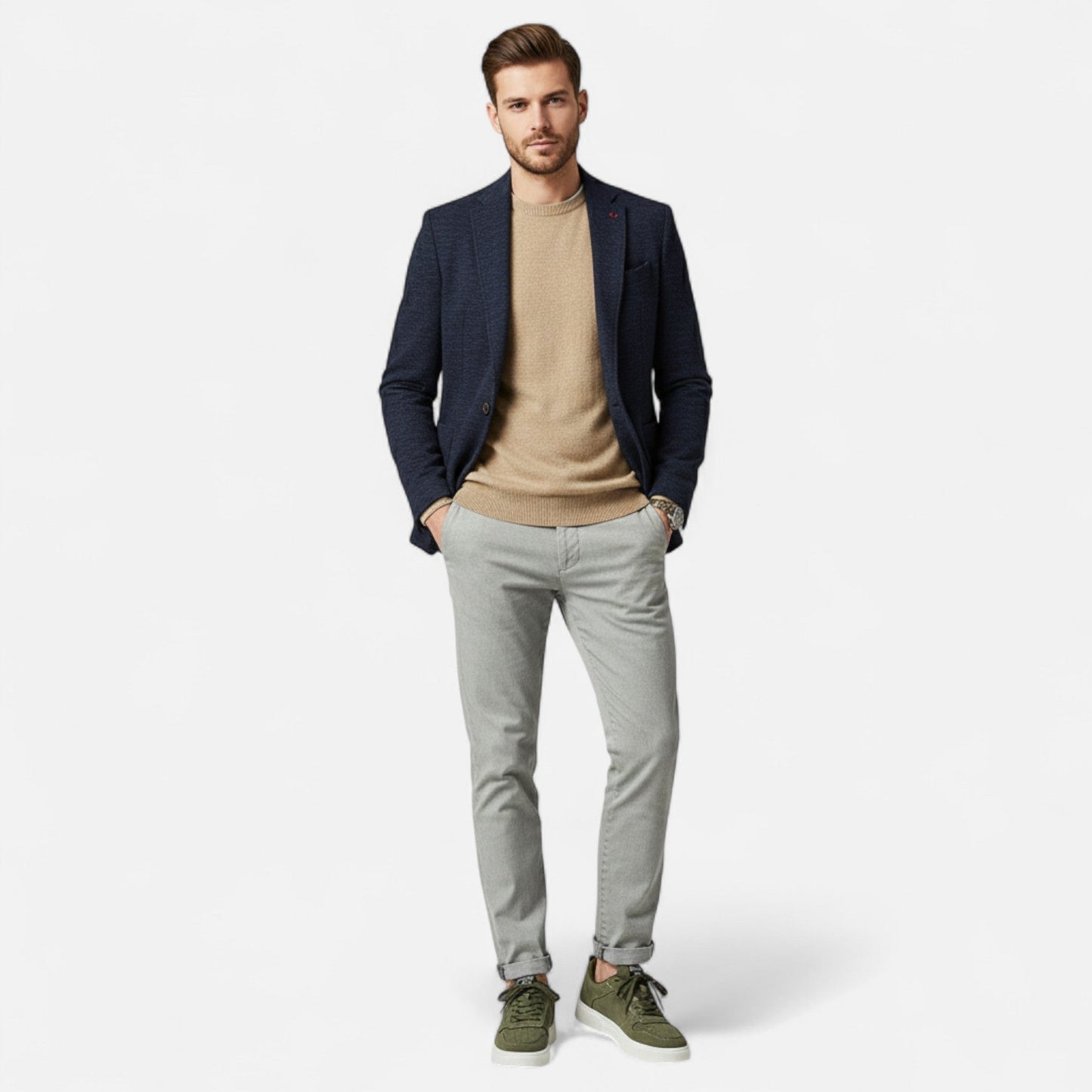 Just-Outlet | Men’s Trainers – Classic Low-Top Everyday Elegance