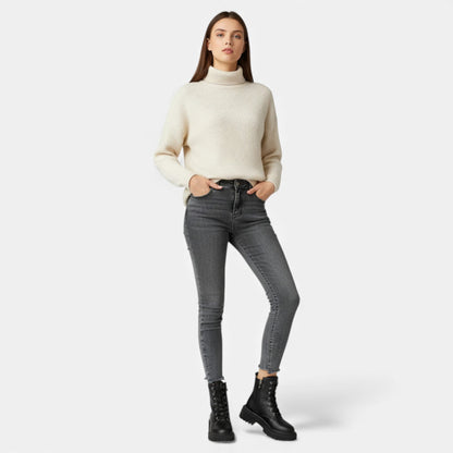 Just-Outlet | Women’s Fleece-Lined Lace-Up Ankle Boots – Stylish All-Season Comfort