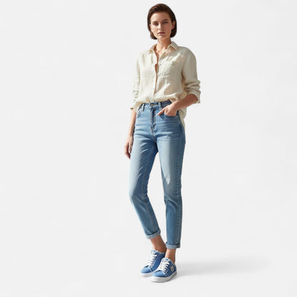 Just-Outlet | Women’s Sneakers – Low-Top Canvas Everyday Elegance