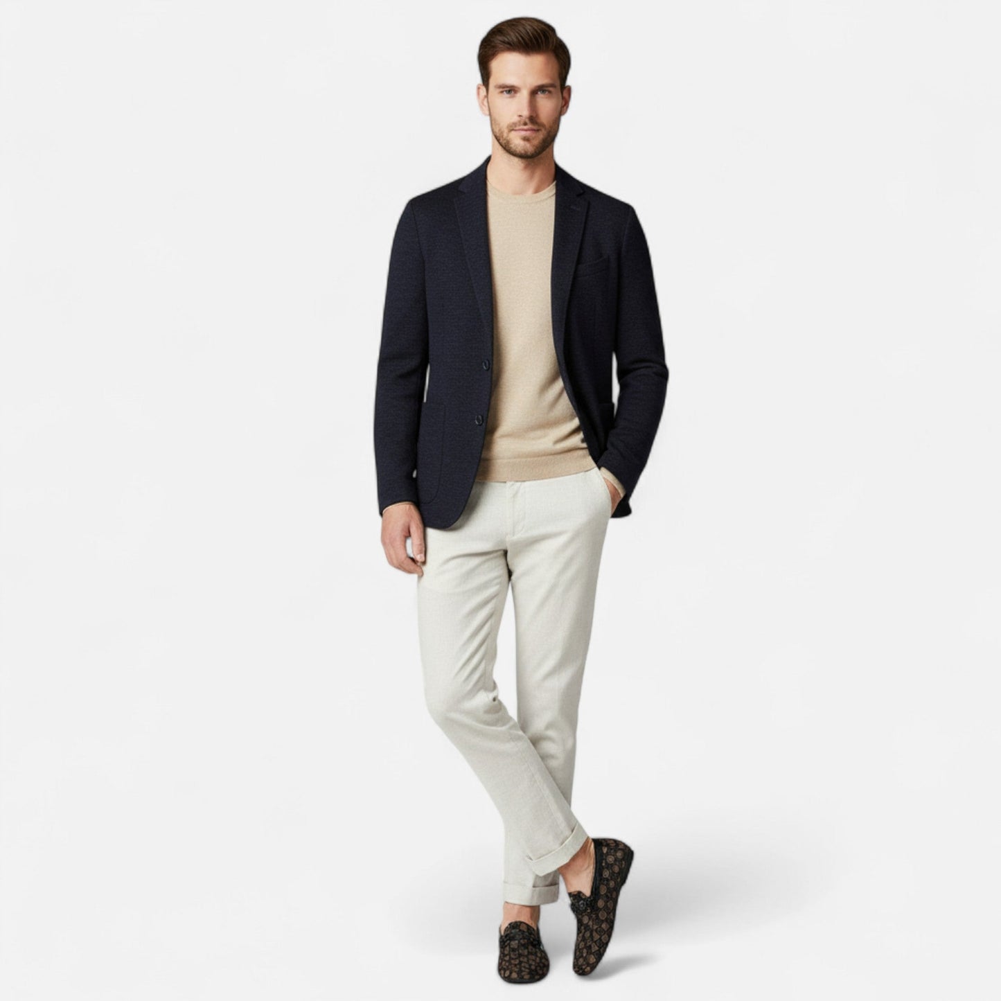 Just-Outlet | Men’s Loafers – Plaid Heritage Breathable Style