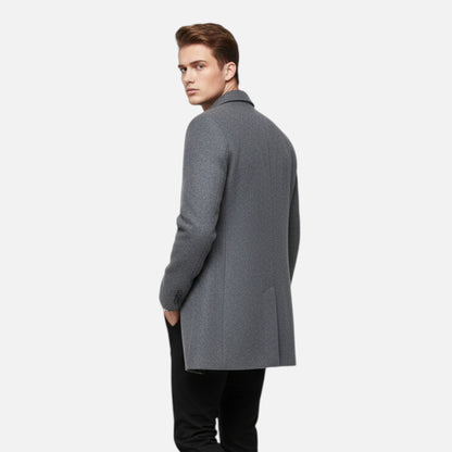 Just-Outlet | Men’s Wool Coat – Classic Winter Elegance