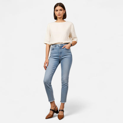 Just-Outlet | Women’s Heels – Genuine Leather Chunky Sandals