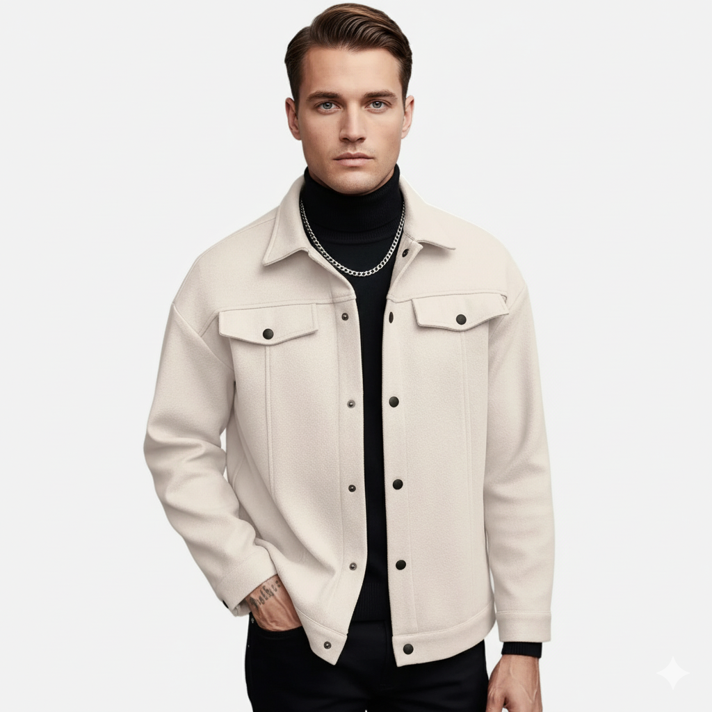 Just-Outlet | Men’s European-Style Casual Jacket – Tailored Elegance for Every Occasion
