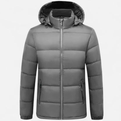 Just-Outlet | Men’s Padded Jacket – Hooded Heritage Warmth
