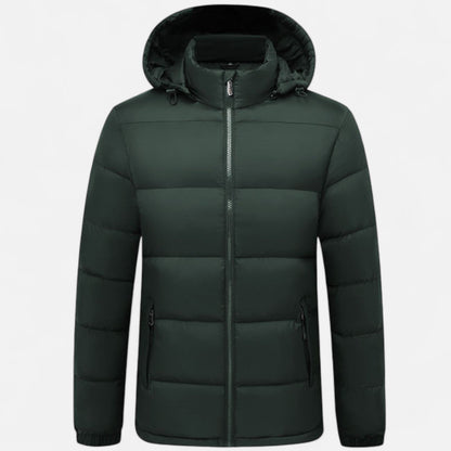 Just-Outlet | Men’s Padded Jacket – Hooded Heritage Warmth