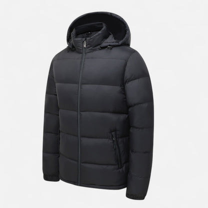 Just-Outlet | Men’s Padded Jacket – Hooded Heritage Warmth