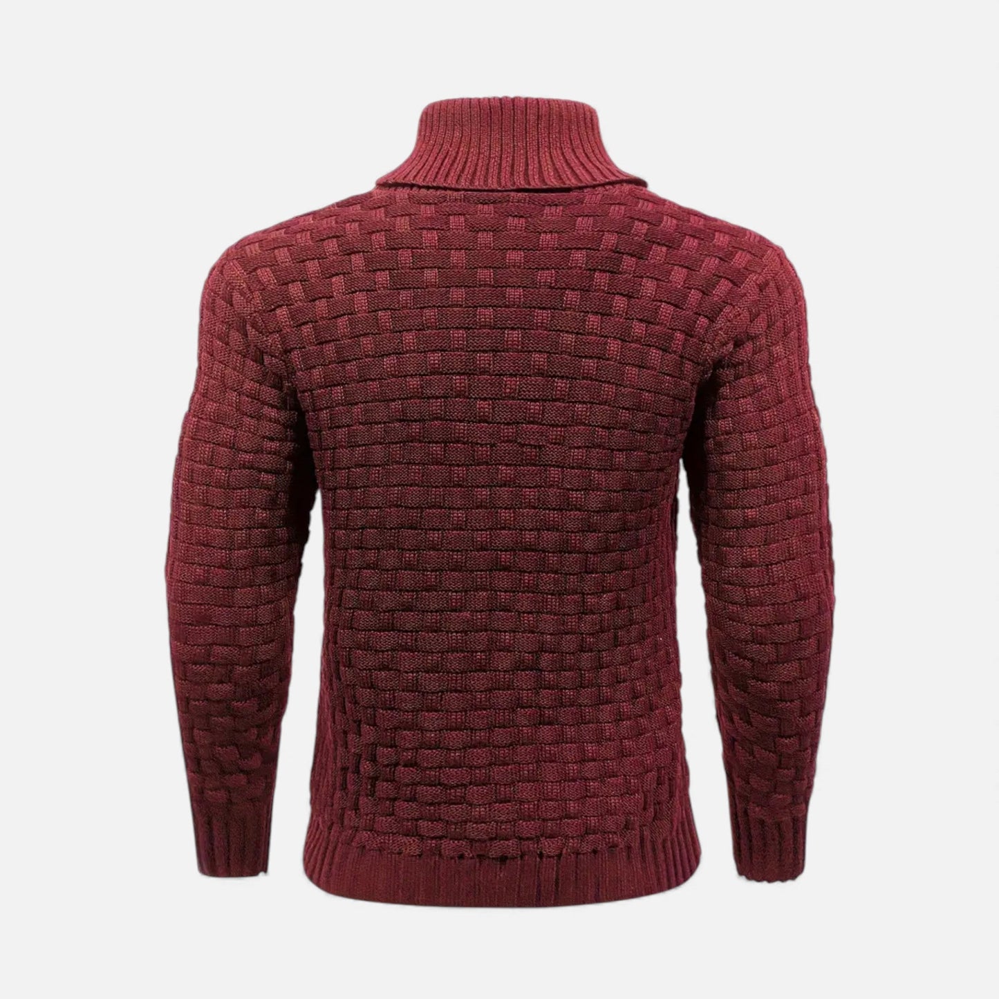 Just-Outlet | Men’s Sweater – Lapel Knit Winter Classic