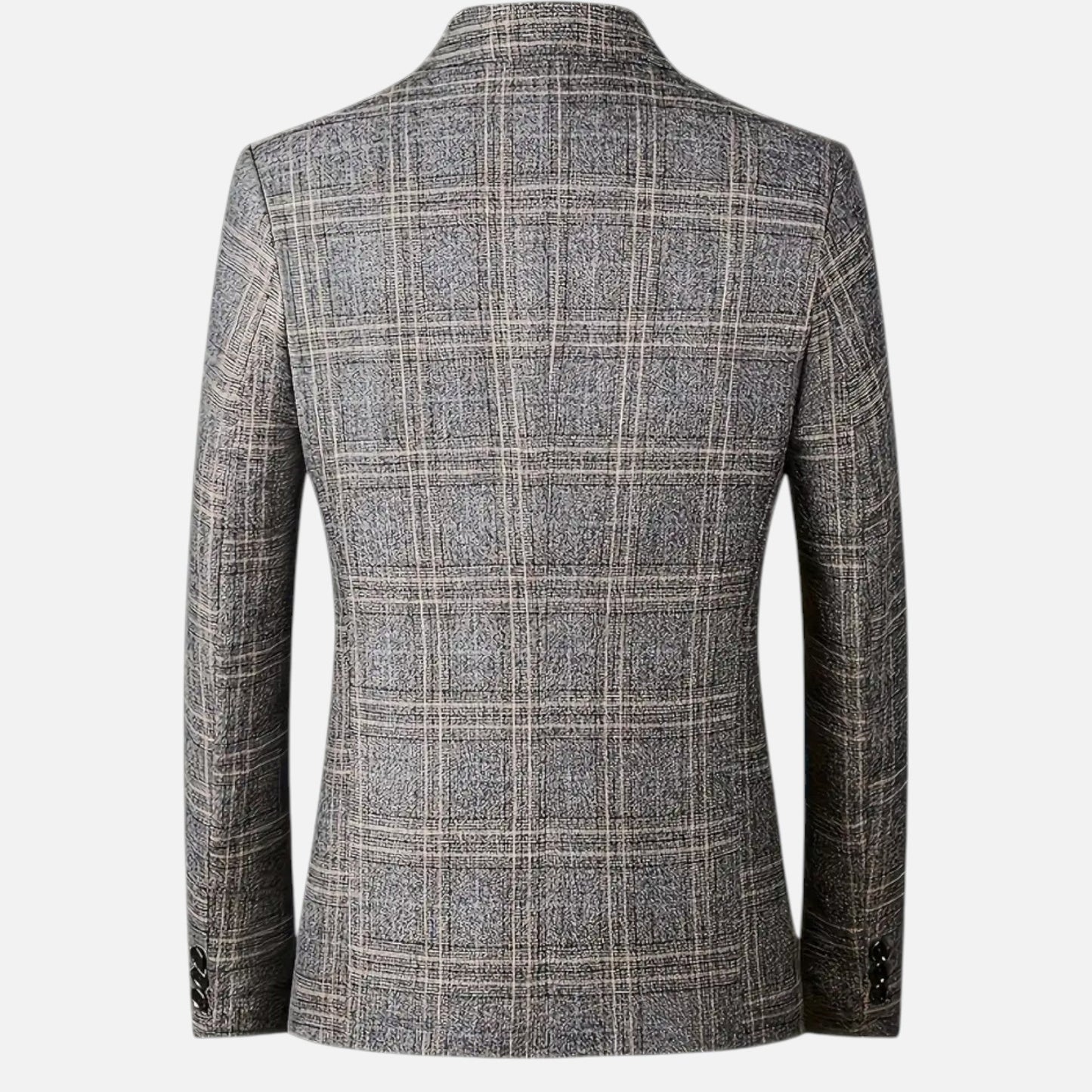 Just-Outlet | Men’s Lightweight Business Blazer – Geometric Elegance