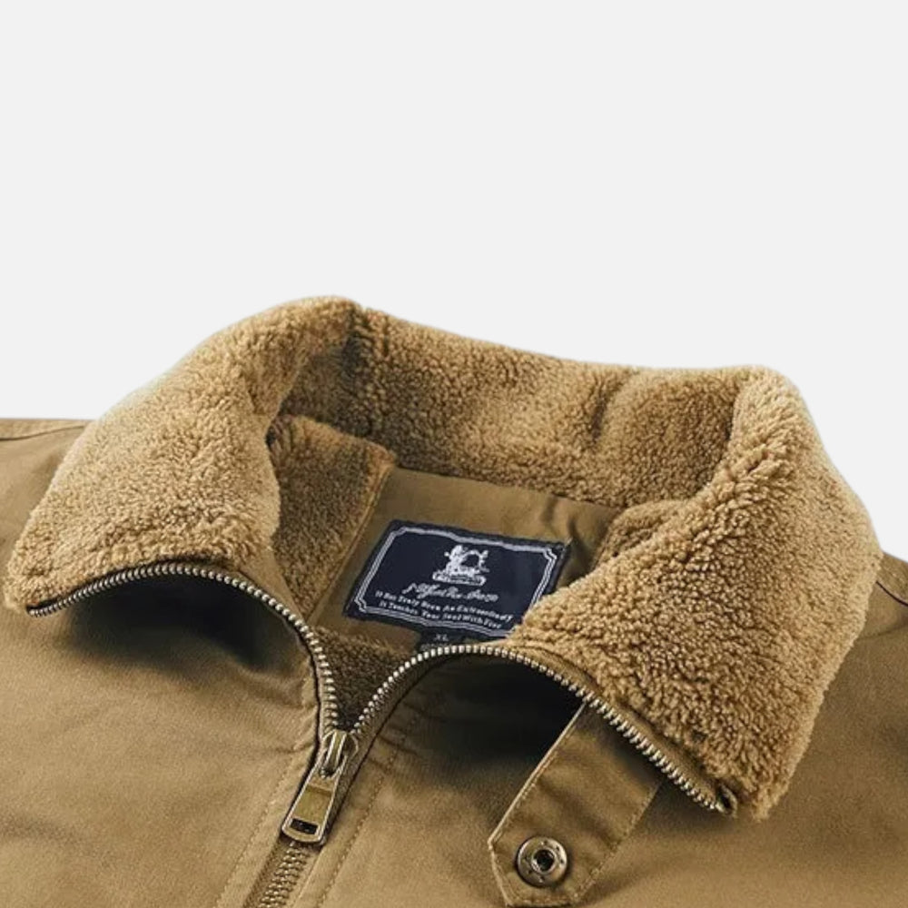 Just-Outlet | Men’s Jacket – Timeless Cotton & Lambswool